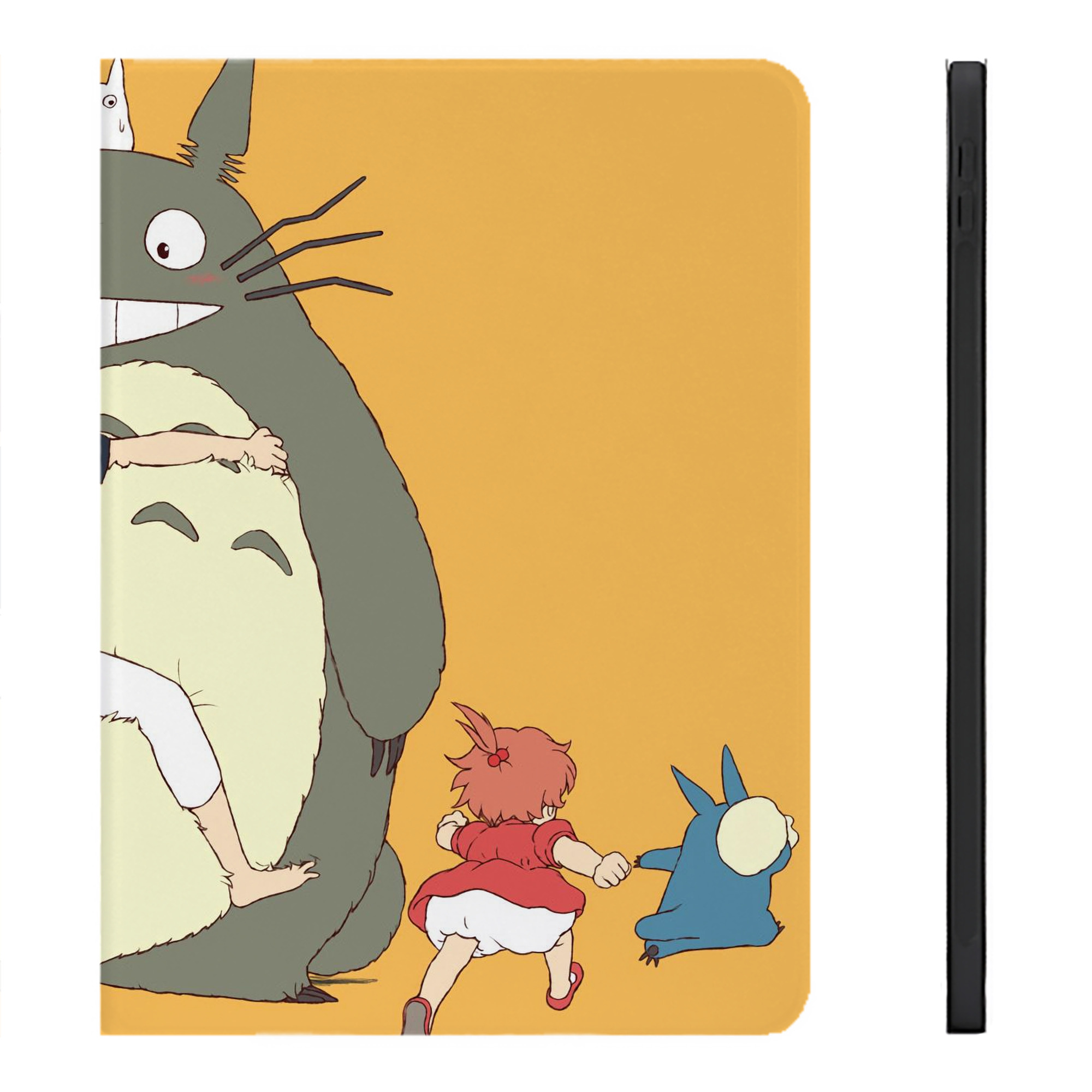 （画像用） となりのトトロ 草壁メイ 草壁サツキ My Neighbor Totoro Satsuki Kusakabe Mei Kusakabe IPadケース ペンホルダー付き ブックスタイルデザイン